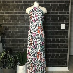 VENUS ANIMAL PRINT MAXI DRESS